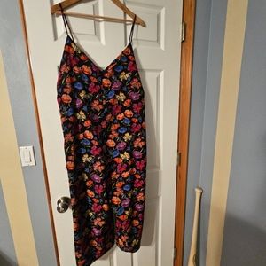 Topshop Floral Vibrant Jumpsuit, US 12, UK 16, Comfy, Works For Casual & Formal